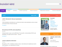 Tablet Screenshot of insinoori-lehti.fi